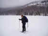 On frozen Round Pond